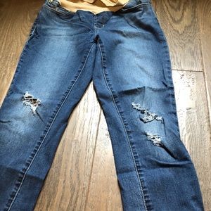 Articles of Society cropped skinny maternity jeans